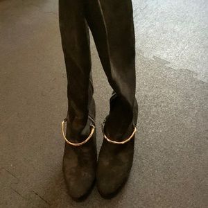 Nine West black high boots